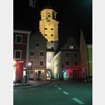 Stadtturm Vilshofen bei Nacht