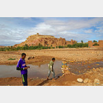 Marokko Kasbah Ait Benhaddou nhe Quarzazate , steht seit 1987 auf der Liste der UNESCO Nov.2011