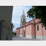 Kirche San Mauro, Izola, Slowenien