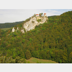 Schloss Bronnen - vom gegenberliegenden Donauhang betrachtet