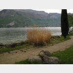 Lac de Annecy, Fuweg vom Stellplatz nach Annecy.